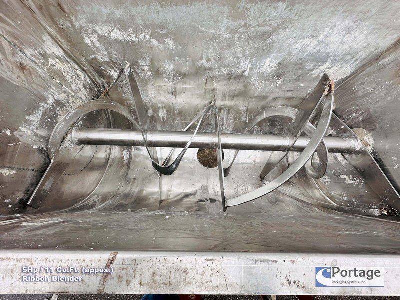Aaron Equipment Jacketed 11-Cu.Ft. Ribbon Blender