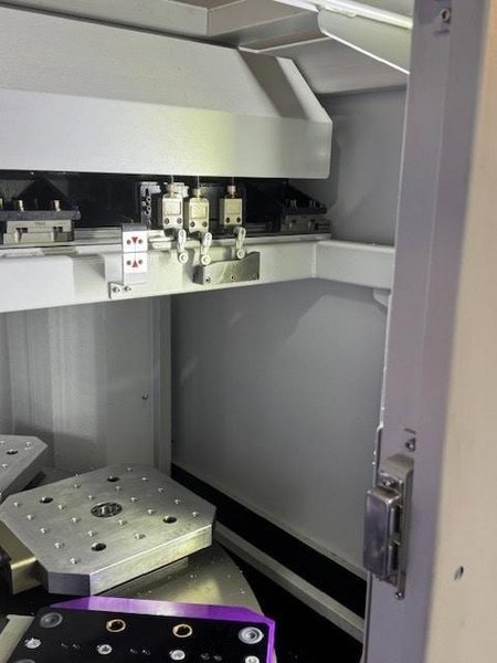 Doosan AWC 8 Station Pallet Changer, 2022 – 13 Total Pallets, 5 Custom Pallets, LOW Hours, Used With DVF 5000 Mill