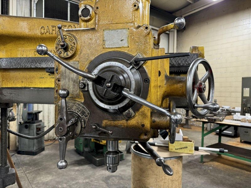 3&#039; X 11&quot; CARLTON RADIAL ARM DRILL. STOCK # 1113924.