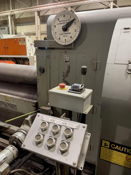 10' X 5/8" BERTSCH MODEL #11 INITIAL PINCH PLATE ROLL: STOCK #10399