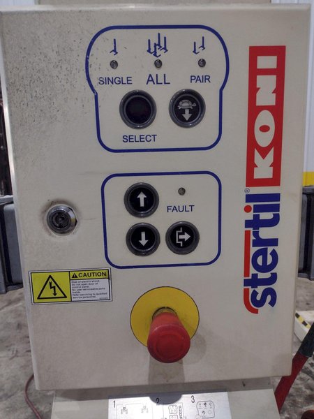 (4) 13,000 LBS STERTIL-KONI MODEL ST-1060 HEAVY DUTY MOBILE COLUMN LIFT JACKS: STOCK #23063