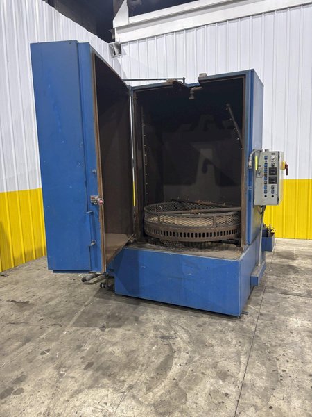 48&quot; x 60&quot; MAXJET ROTARY TABLE HEATED POWER PARTS WASHER 20 HP: STOCK #22566