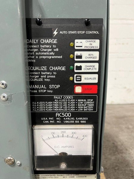 DEKA Automatic Battery Charger, Model 18C3-1050