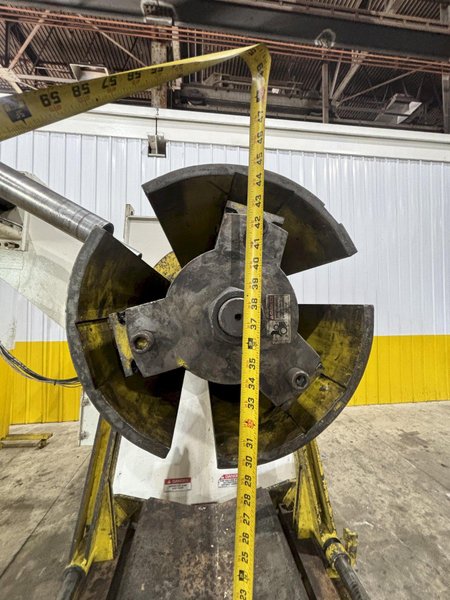 15,000 LBS X 36&quot; COE MODEL #CPR-PO-15018 MOTORIZED COIL REEL UNCOILER W/ COIL CAR: STOCK #23436