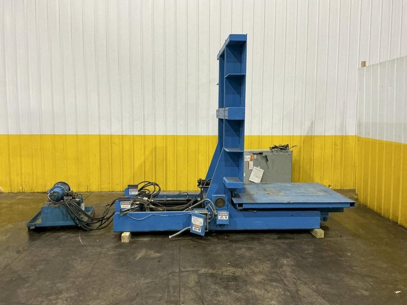 5000 LBS x 60" x 48" AUTOMATIC HANDLING HYDRAULIC UPENDER / FLIPPER: YOBRO #25093