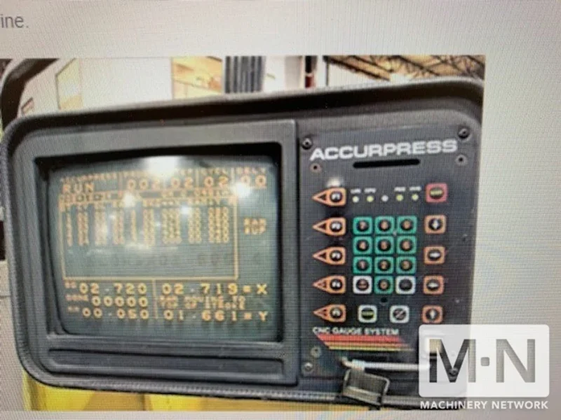 60 TONS ACCURPRESS 706010 PRESS BRAKES, 1985