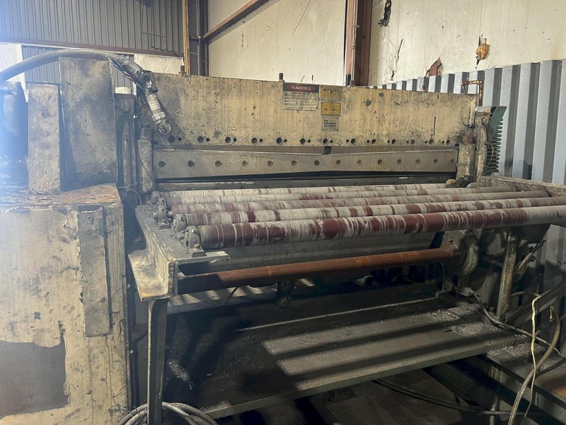 72&quot; X 12 GAUGE WYSONG MODEL #HS1072-RKB &quot;BOW-TIE&quot; HIGH SPEED SHEAR: STOCK #19346