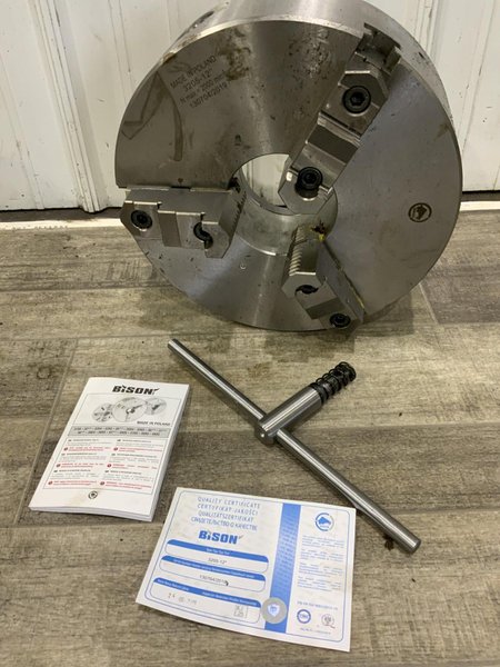12" 3-JAW BISON MODEL #3205-12 BRAND NEW CHUCK: STOCK #81410