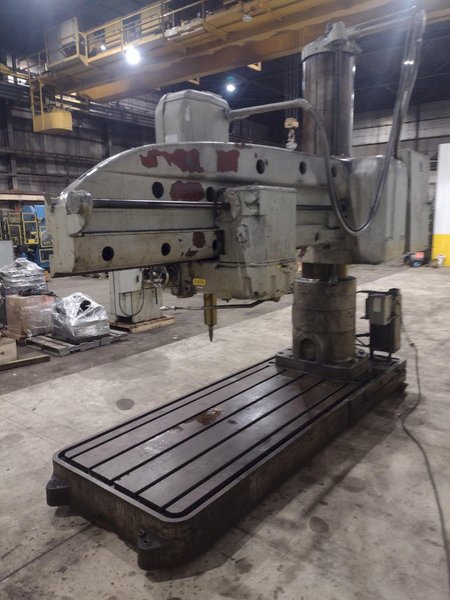 8&#039; X 19&quot; CARLTON MODEL #4A RADIAL ARM DRILL NEW 1996: STOCK #22069