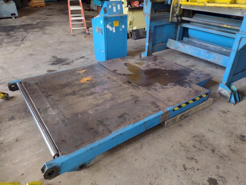 60" x 14 GA X 20,000 LB IOWA PRECISION MODEL #SLR6014-2.5 SLITTING CUT TO LENGTH COIL SLEAR LINE: YOBRO #26015