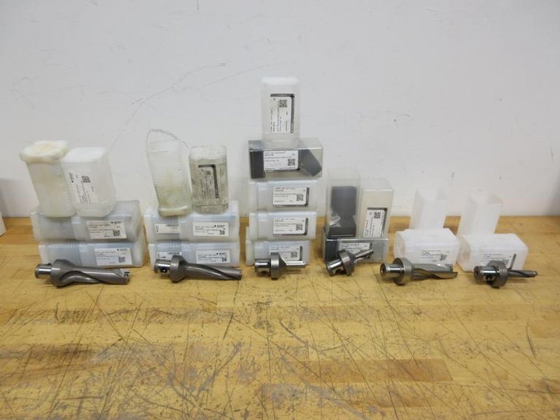 Komet ABS50 KUB Quatron Indexable Drill Bodies (15pcs), Smaller Diameters .630" - 1.187" ***NIB***- Auction Item