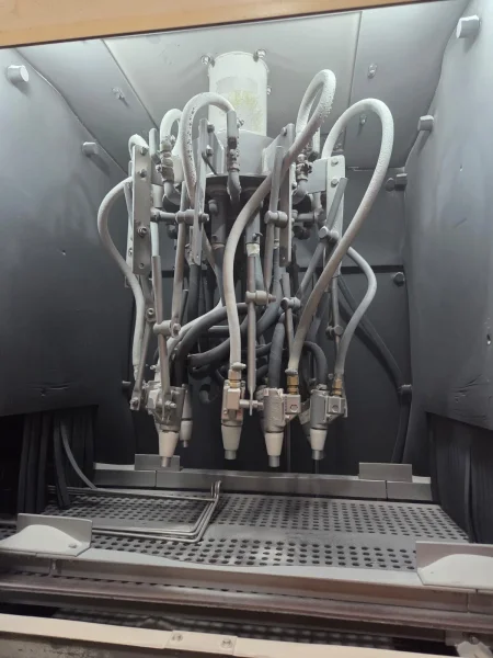EMPIRE BLAST BOOTH MODEL #IL4884-RS CONVEYOR BELT DUST COLLECTOR SYSTEM: YOBRO #25679