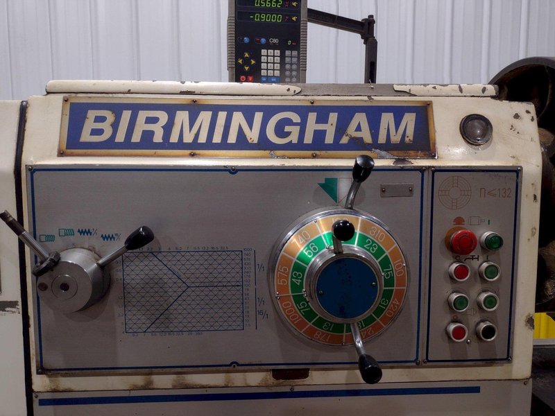 40&quot; x 80&quot; BIRMINGHAM MODEL #DL4080 ENGINE LATHE, 5-1/8&quot; HOLLOW SPINDLE HOLE: STOCK #19321