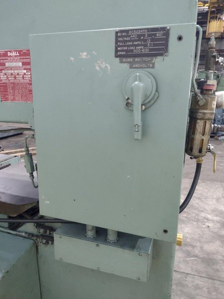 36" DOALL MODEL #3612-3 VERTICAL BAND SAW: YOBRO #25847