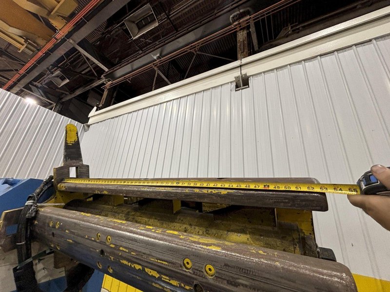 11,000 LBS X 51&quot; SEN FUNG MODEL #UC4A MOTORIZED COIL REEL UNCOILER &amp; COIL CAR: STOCK #23646