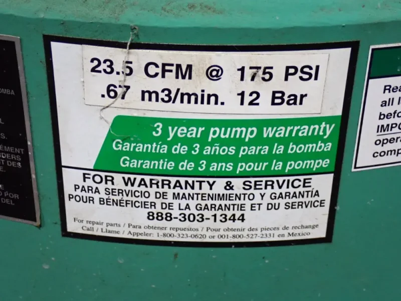 SPEEDAIRE 80 GAL AIR COMPRESSOR  -  1WD61
