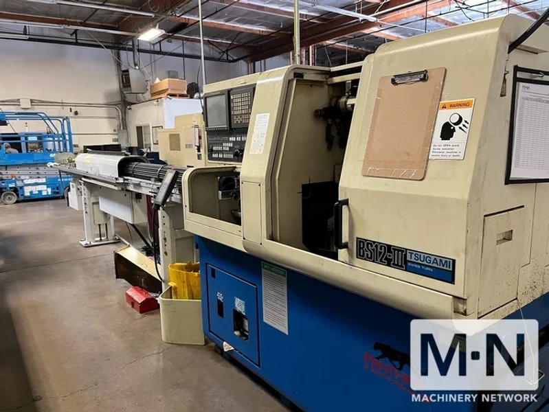 Tsugami BS12B III CNC Swiss Lathe, 2001