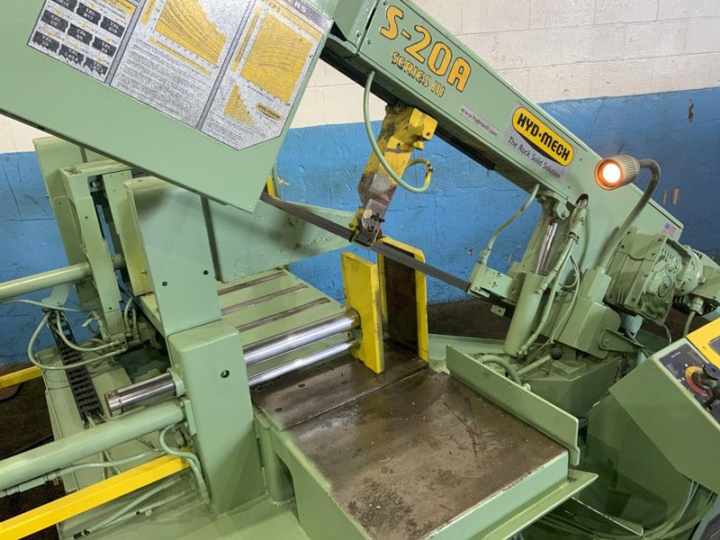 13" X 18" HYDMECH MODEL # S-20A HORIZONTAL BAND SAW: STOCK #80180