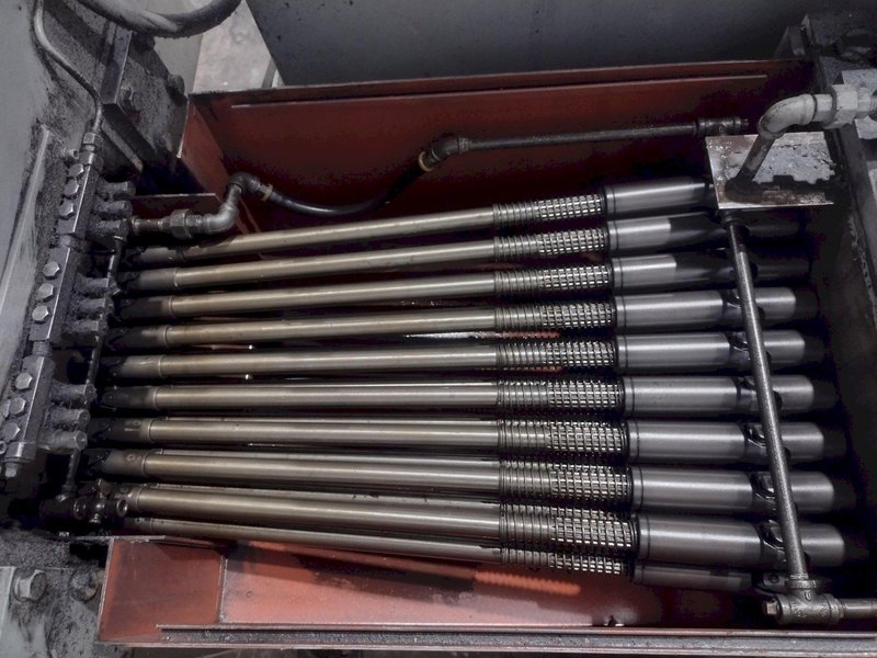 60" X .057" HERR-VOSS MODEL #66/1.156-19/9 4-HIGH BACKED UP PRECISION COIL LEVELER: YOBRO #25004