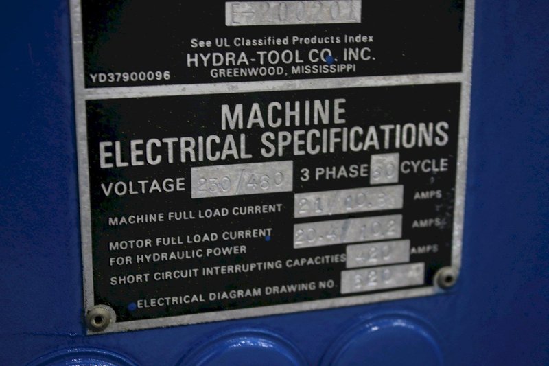 HYDRA TOOL HYDRAULIC PRESS: STOCK #75893
