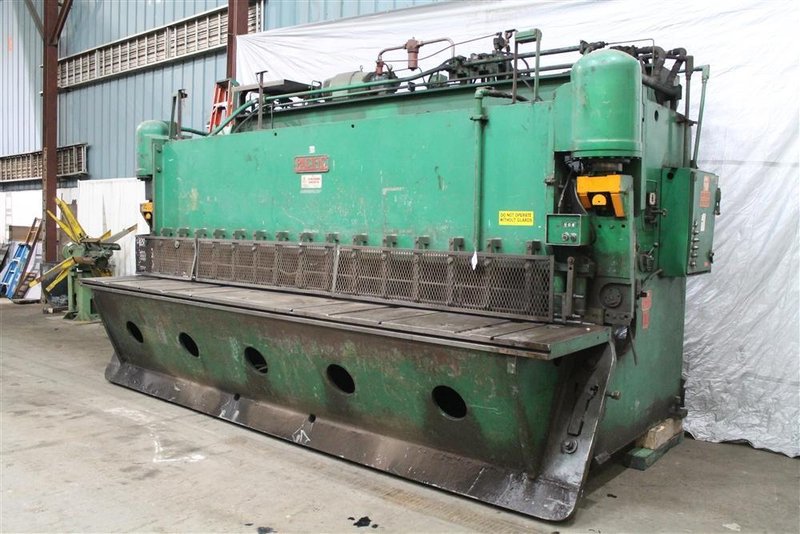 16' X 3/8' PACIFIC HYDRAULIC PLATE SQUARING SHEAR: STOCK 58243