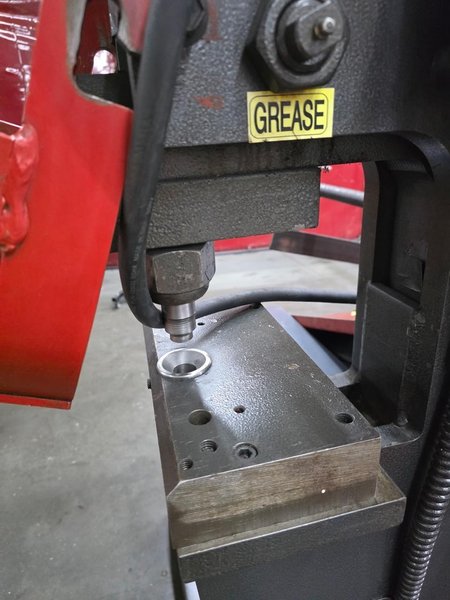 55 Ton Edwards Jaws IV Hydraulic Ironworker-Press Brake Attachment, Tooling Included