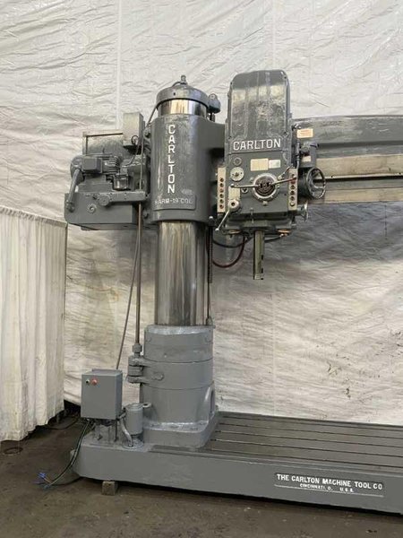 8&#039; X 19&quot; CARLTON MODEL #4-A RADIAL ARM DRILL: STOCK #22071