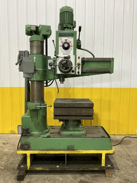 3' X 9" WILLIS BERGO BERGONZI MODEL #FS870 RADIAL ARM DRILL: YOBRO #25326