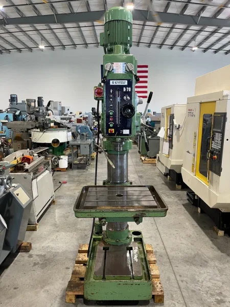 IBARMIA B-70  31-1/2” Geared Head Drill Press &amp; Power Down Feed #7013