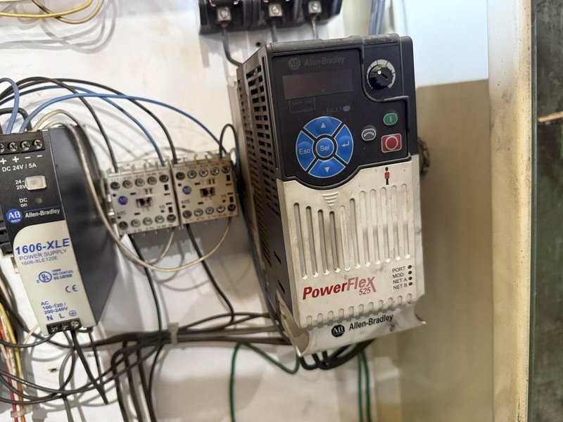 CONTROLLED AUTOMATION ELECTRICAL CONTROL PANEL, FROM MODEL #BFC-530 BEAM PUNCH LINE: STOCK #24124