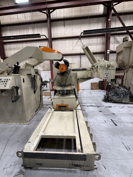 25,000 lbs. x 30&quot; wide Feed Lease High Strength Steel Coil Feed Line For Sale, Year 2013