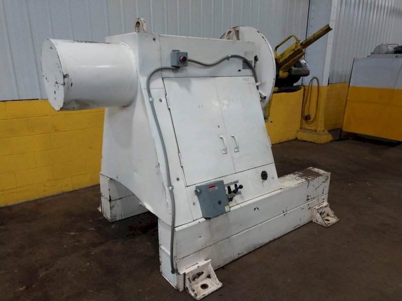 20,000 LB 10 TON X 36&quot; IOWA PRECISION MODEL #UCR20-36 MOTORIZED UNCOILER COIL REEL STOCK #3187