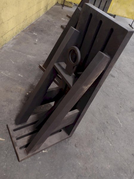 (2) 24&quot;L x 16&quot;W x 49&quot;H SET OF 2 STEEL ANGLE PLATES: STOCK 17142