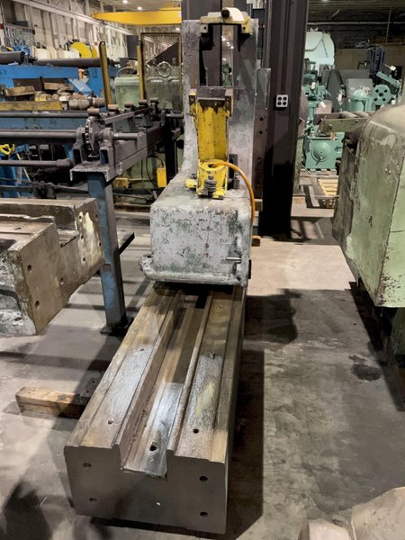 50,000 LBS x 38&#039; VAUGHN DOUBLE PULL/ SINGLE CHAIN DRAW BENCH: STOCK #13578