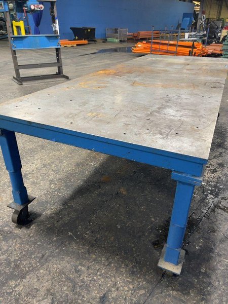 50” X 128” WELDING TABLE