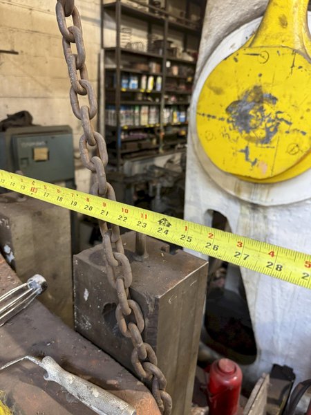 400 TON X 108&quot; CHAMBERSBURGH WHEEL PRESS. STOCK # 0889025