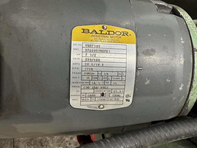 16" x 16" HYD-MECH MODEL #M-16A FULLY AUTOMATIC HORIZONTAL BANDSAW WITH POWER MITRE SWIVEL: STOCK #23105