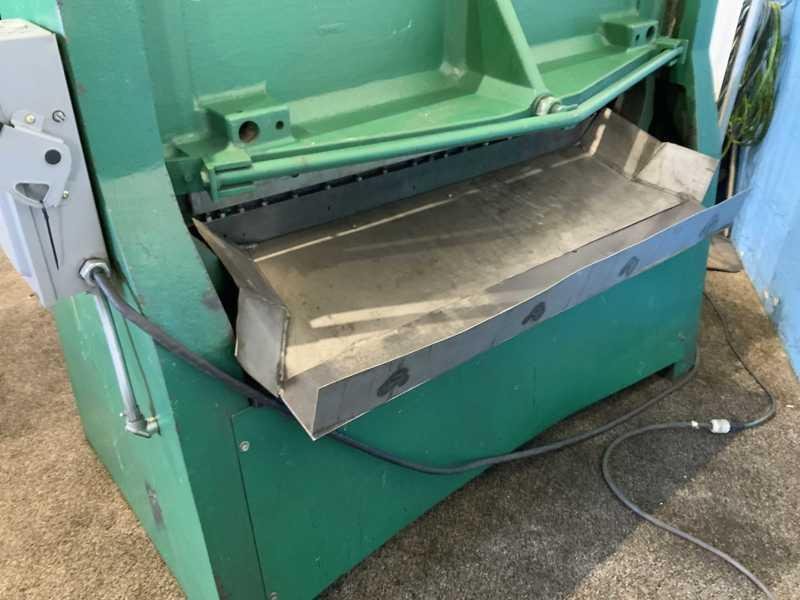 4&#039; X 1/4&quot; NATIONAL HYDRAULIC SQUARING SHEAR MODEL NH4825: STOCK # 4147