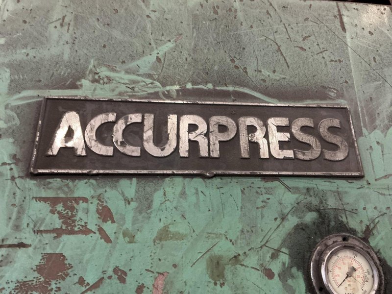 130 TON X 20' ACCURPRESS MODEL #713020 HYDRAULIC PRESS BRAKE: YOBRO #25003