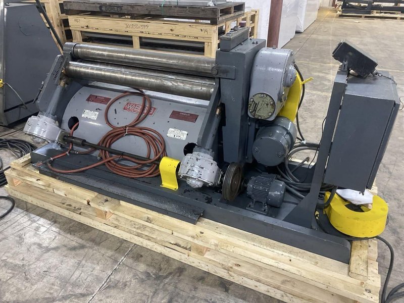8 gauge x 4′ Webb 504 Plate  Roll, 1990 – 3 Roll