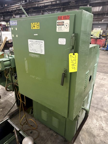 4&quot;&quot; KINEFAC MODEL #MC-25 KINE-ROLLER 2-DIE THREAD ROLLING MACHINE: STOCK #23765