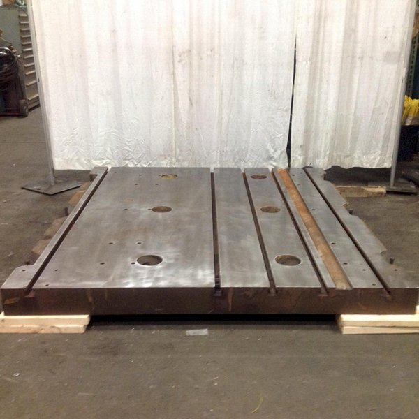74' X 84' X 5' T SLOTTED TABLE: STOCK #65296