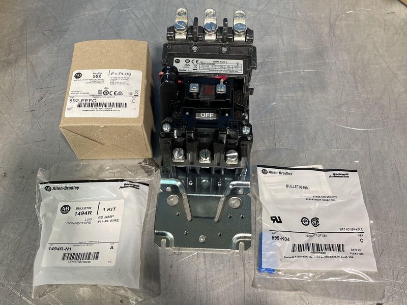 ALLEN-BRADLEY 600 VAC BULLETIN 509 MOTOR STARTER  -  509-COD-A2J-17