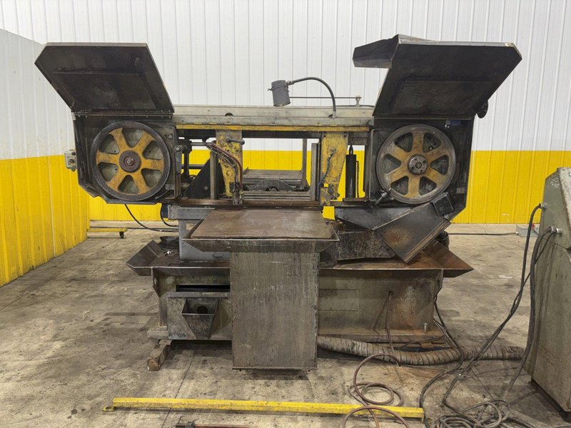 18&quot; X 27&quot; HYDMECH MODEL #S-25A AUTOMATIC HORIZONTAL MITER SAW WITH NESTING: STOCK #23698