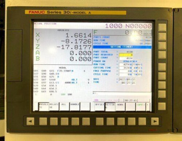 Mighty Viper VMC-2100 5AB 5-Axis CNC Vertical Machining Center