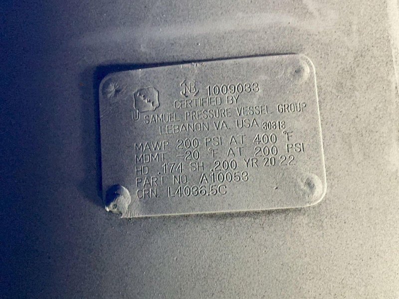 KAESER 230 GALLONS AIR TANK