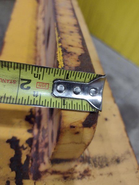 9,000 LBS X 8' LETELLIER CRANE SPREADER BAR LIFTING BEAM: STOCK #22641