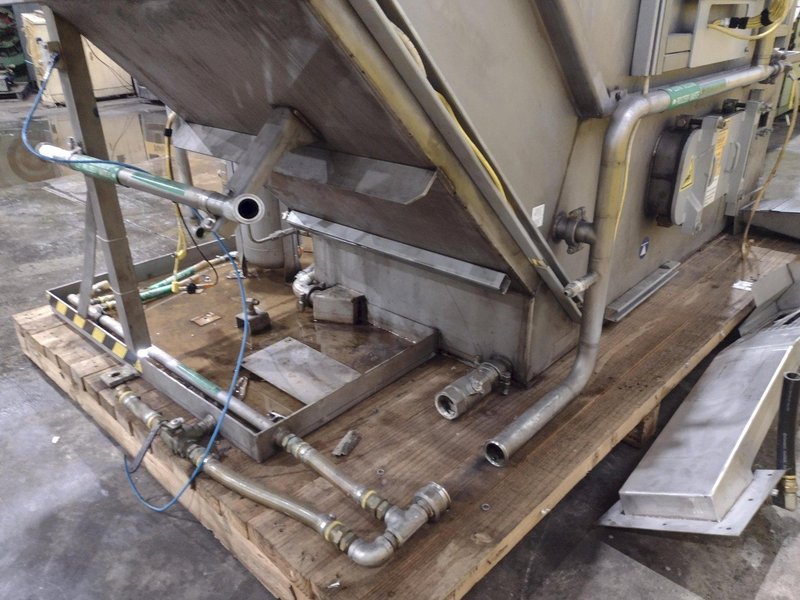 CRYSTAL FILTRATION CONTINUOUS FILTER COOLANT SYSTEM, WITH DRAG-OUT CONVEYOR : YOBRO #25069