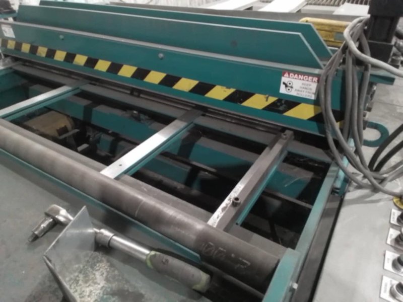 60″ x 14 Gauge Iowa Precision/Mestek Plasma Coil Feed, 2018