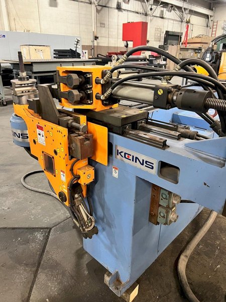 USED KEINS 1-3/4&quot; 3-AXIS CNC DUAL STACK TUBE BENDER MODEL KB-45ND, Stock# 11035, Year: 2001